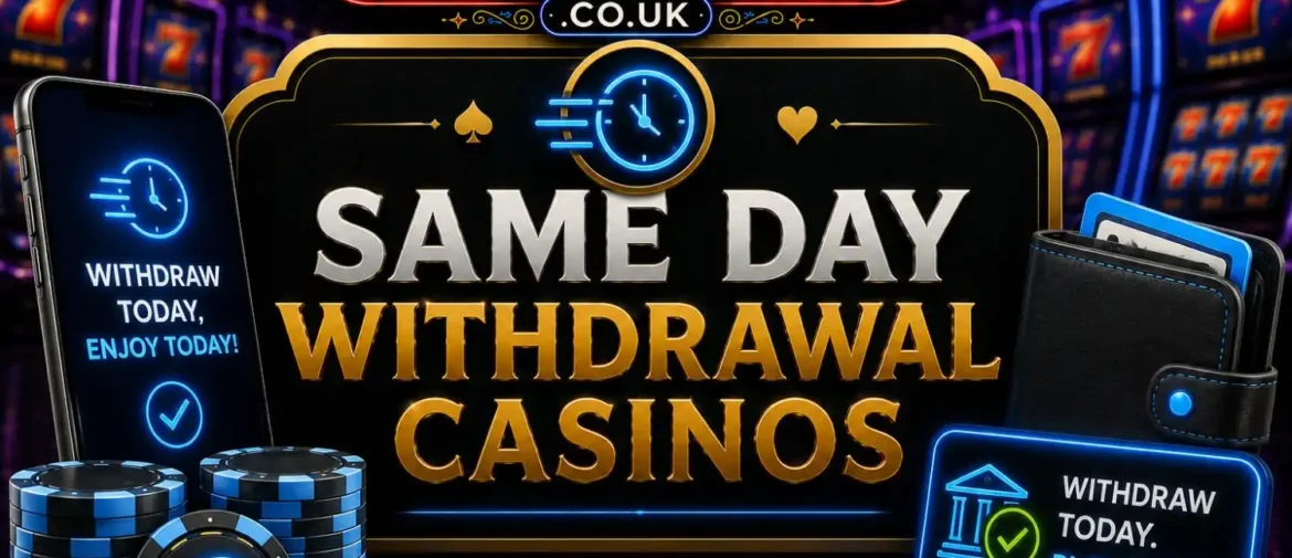 Same Day Withdrawal Casinos UK