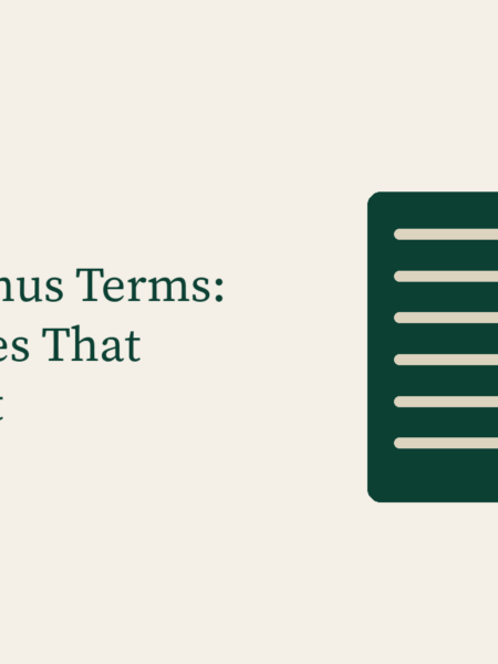 Reading Bonus Terms: The Six Lines That Matter Most