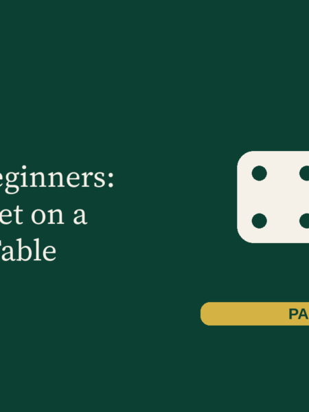 Craps for Beginners: One Good Bet on a Confusing Table